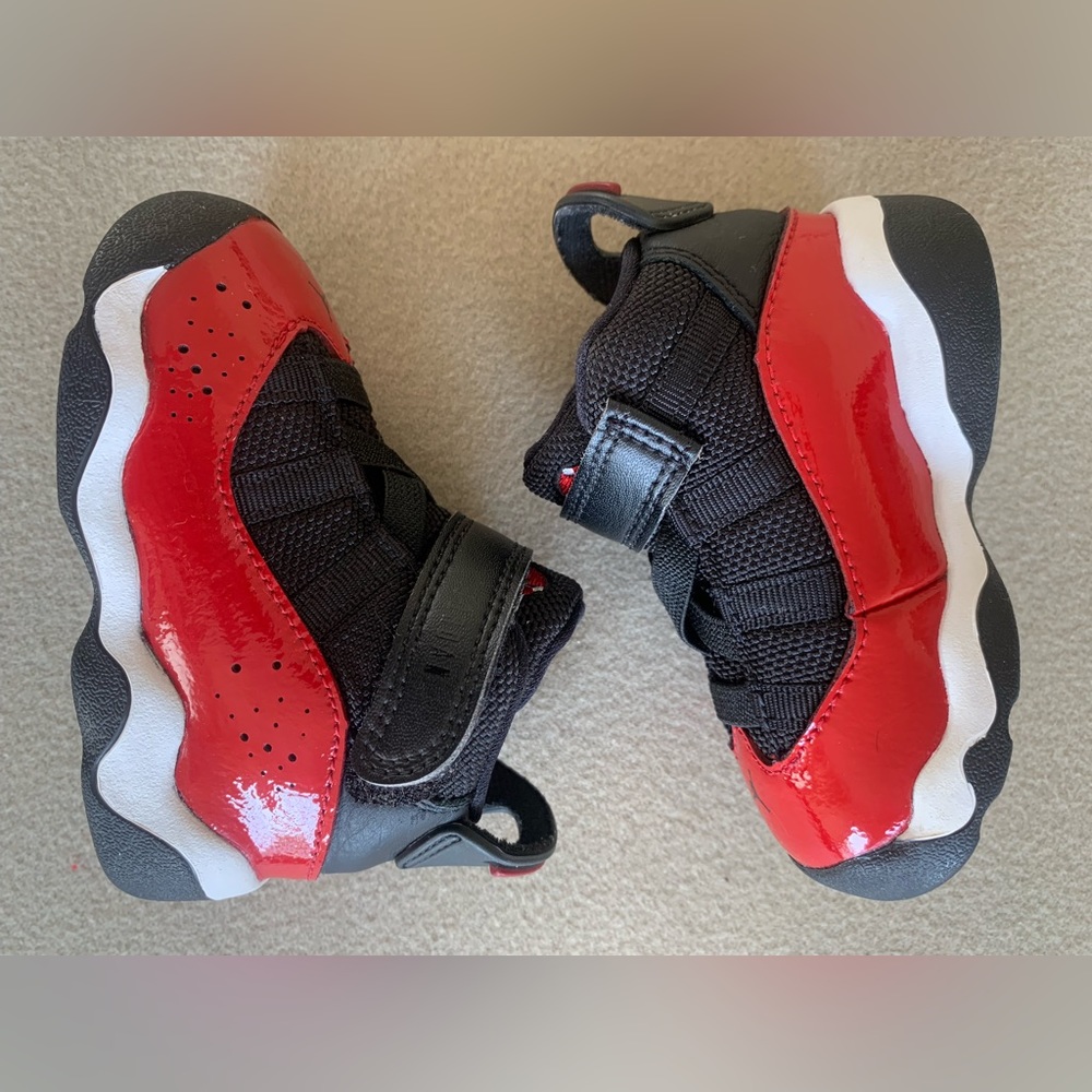 NIKE AIR JORDAN 6 Ring TD Retro Athletic Shoe Sneaker 323420-060 Toddler Baby 4C